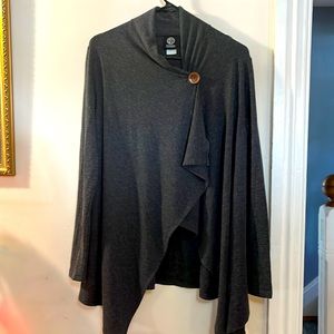 Jersey knit cardigan